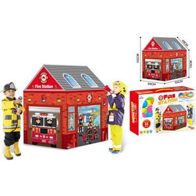 Намет - дитячий ігровий будиночок палатка Пожежна станція, розмір 93-69-103 см 995-5010C, 5686