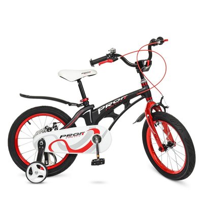 Дитячий двоколісний велосипед PROFI 18 дюймів (чорно-біло-червоний), LMG18201 LMG18201 