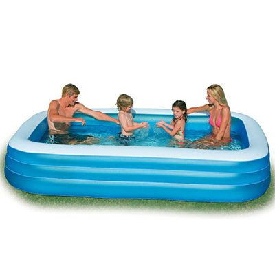 Надувний басейн для дорослих і дітей прямокутний великий, 999 л 58484