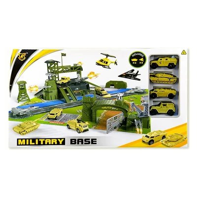 Ігровий набір "Військова база" з ігровим полем, машинками. P881-A, HC227718