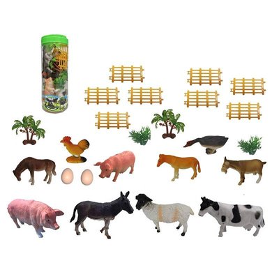Дитячий ігровий набір "Ферма" - домашні тварини фігурки. 667