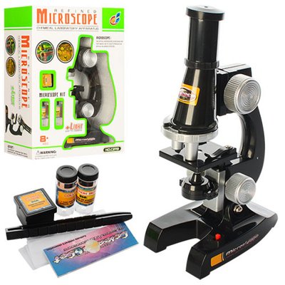 Дитячий навчальний набір — мікроскоп, аксесуари, світло, 2119 2119
