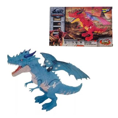 Іграшка динозавр Дракон ходить, звукові та світлові ефекти 035 NY